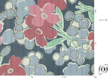 画像をギャラリービューアに読み込む, Silver lame yarn stripe voil / ARB8059