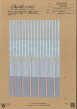 画像をギャラリービューアに読み込む, Organic Cotton 60/- X Hard-Twist Polyester Lawn Cloth Stripe/ MSC75823OG 1/3