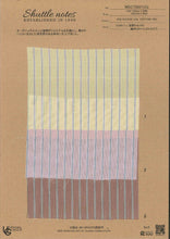 画像をギャラリービューアに読み込む, Organic Cotton 60/- X Hard-Twist Polyester Lawn Cloth Stripe/ MSC75823OG 3/3
