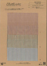 画像をギャラリービューアに読み込む, Organic Cotton 60/- X Hard-Twist Polyester Lawn Cloth Stripe/ MSC75823OG 1/3